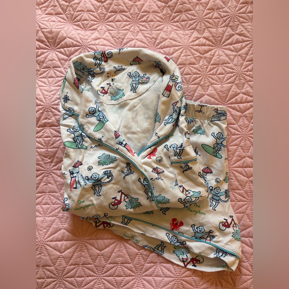 Roller Rabbit Hamptons Monkey Polo Pajamas